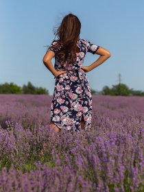 Платья ISSA Plus модель 12818_blue Фото