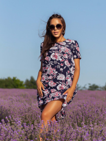 Платья ISSA Plus модель 12818_blue Фото