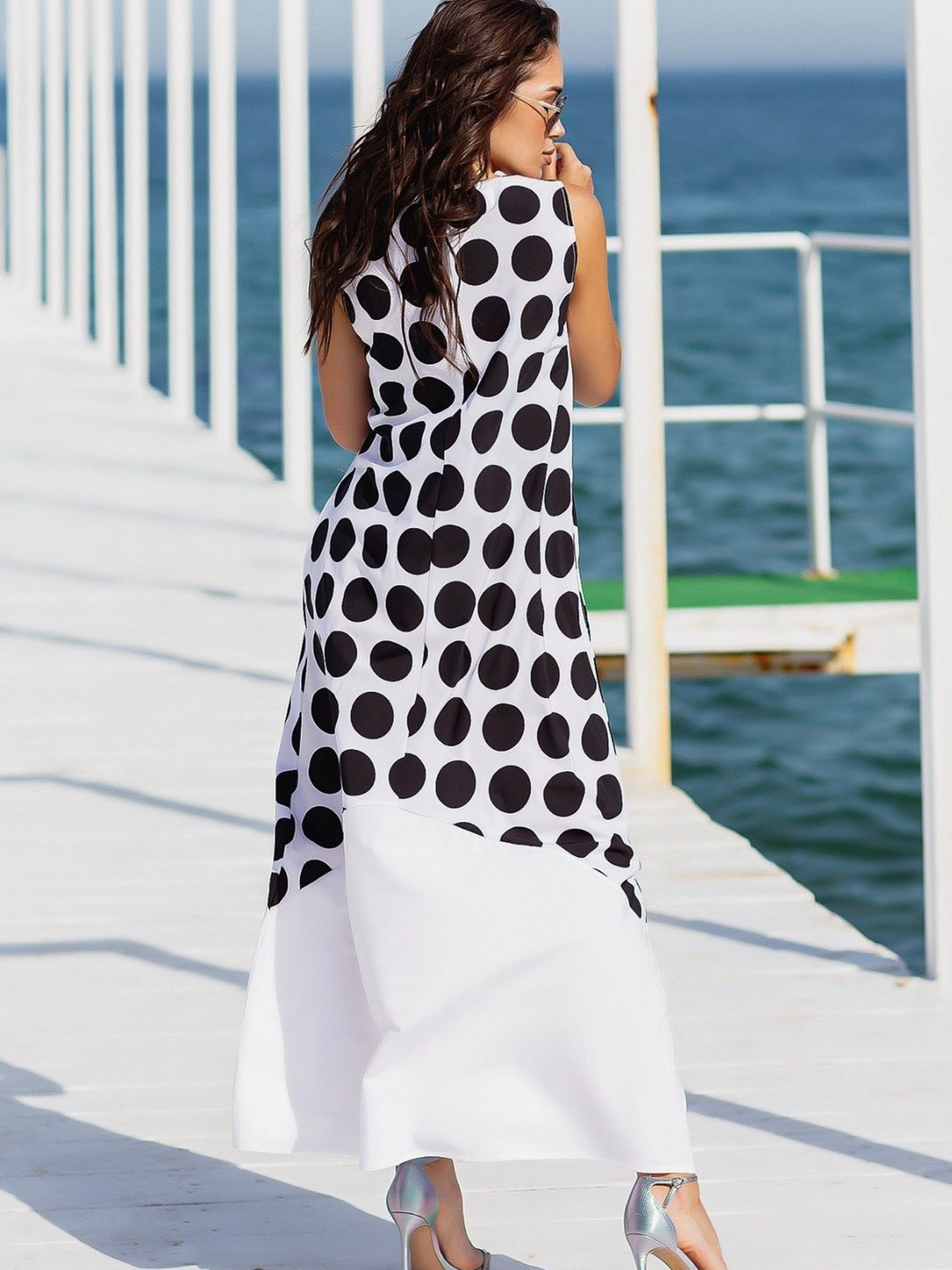 Сукні ISSA Plus модель 12757_whiteblack Фото