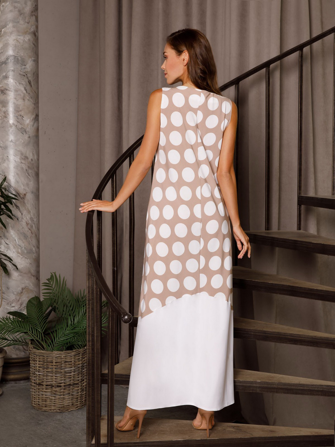 Платья ISSA Plus модель 12757_beige Фото