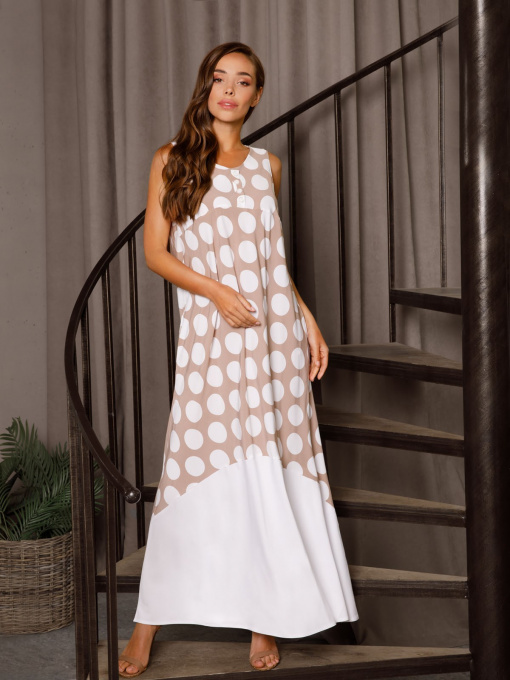 Платья ISSA Plus модель 12757_beige Фото