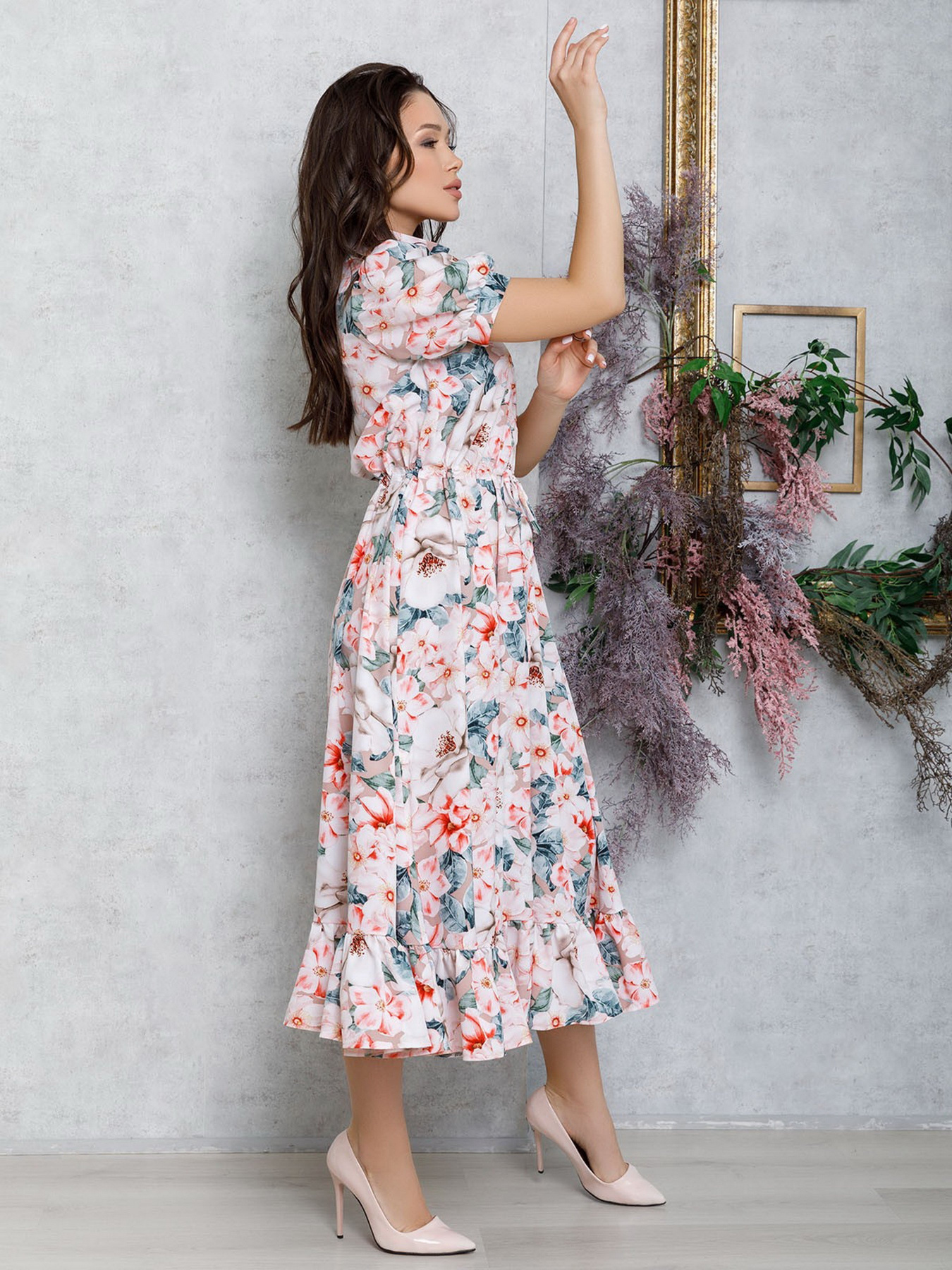 Платья ISSA Plus модель 12579_multicolor Фото