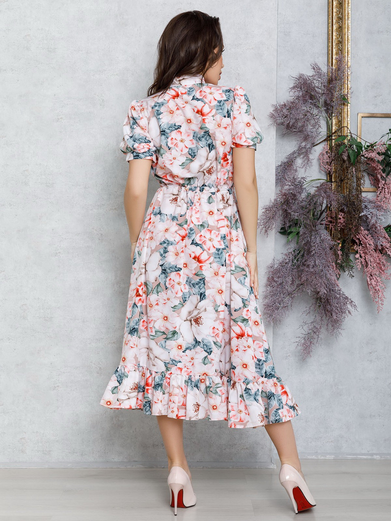 Платья ISSA Plus модель 12579_multicolor Фото