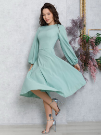 Платья ISSA Plus модель 12563_mint Платья ISSA Plus модель 12563_mint Фото