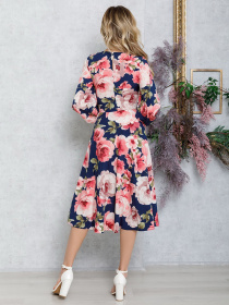 Платья ISSA Plus модель 12560_blue Фото