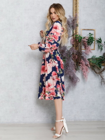 Платья ISSA Plus модель 12560_blue Фото