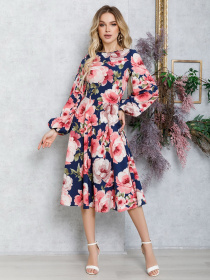 Платья ISSA Plus модель 12560_blue Фото