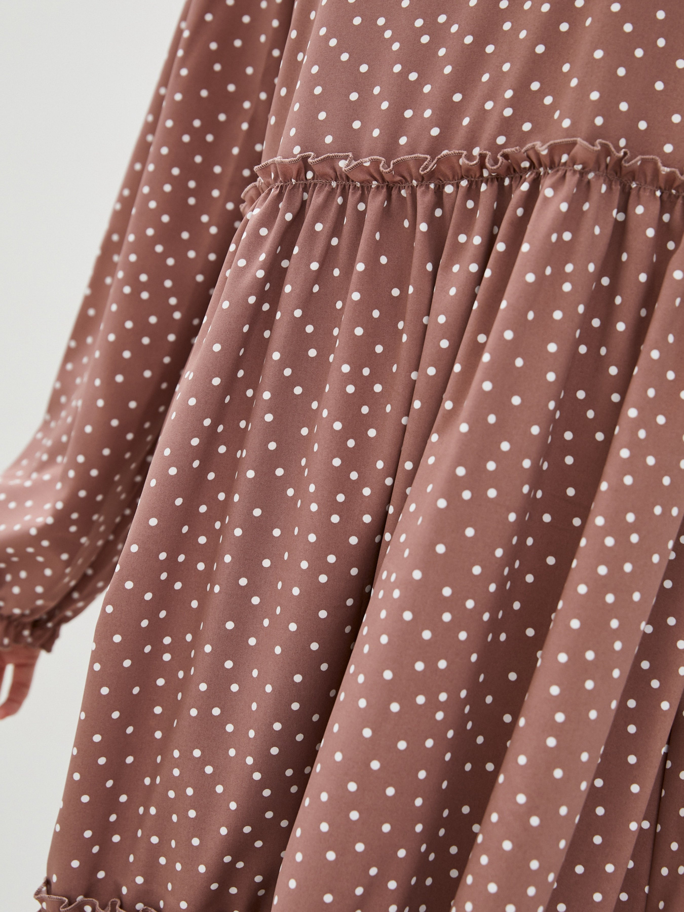 Платье миди ISSA Plus модель 12528_beige Фото