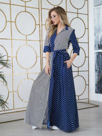 Платья ISSA Plus модель 12525_blue Фото