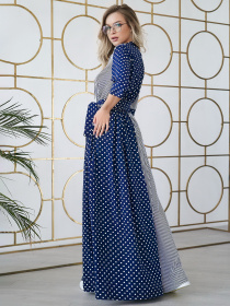 Платья ISSA Plus модель 12525_blue Фото