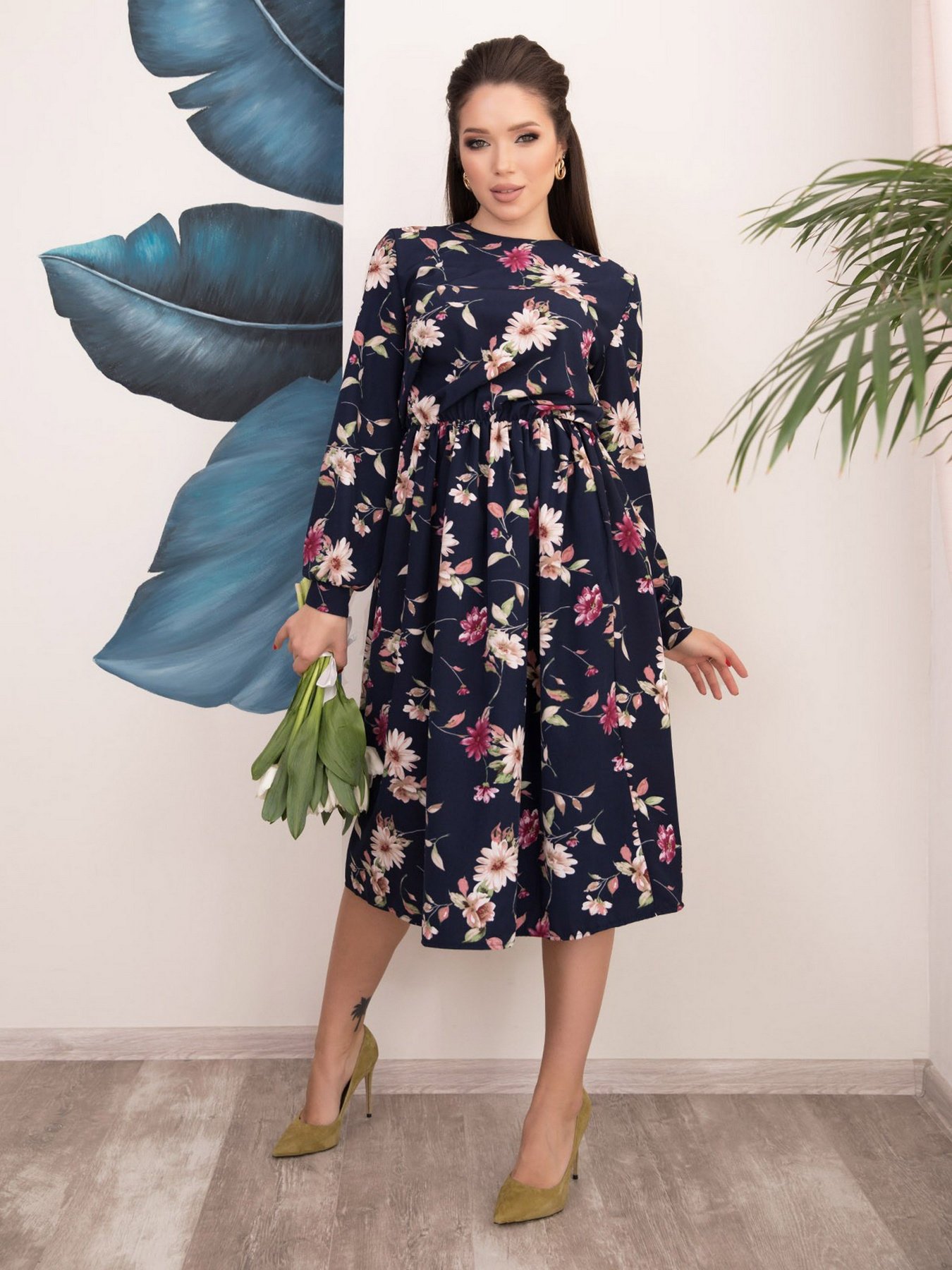 Платья ISSA Plus модель 12512_blue Платья ISSA Plus модель 12512_blue Фото