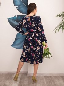 Платья ISSA Plus модель 12512_blue Платья ISSA Plus модель 12512_blue Фото