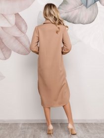 Платья ISSA Plus модель 12492_beige Фото