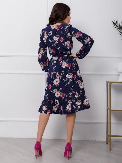 Сукні ISSA Plus модель 12442_blue — фото 3 - INTERTOP