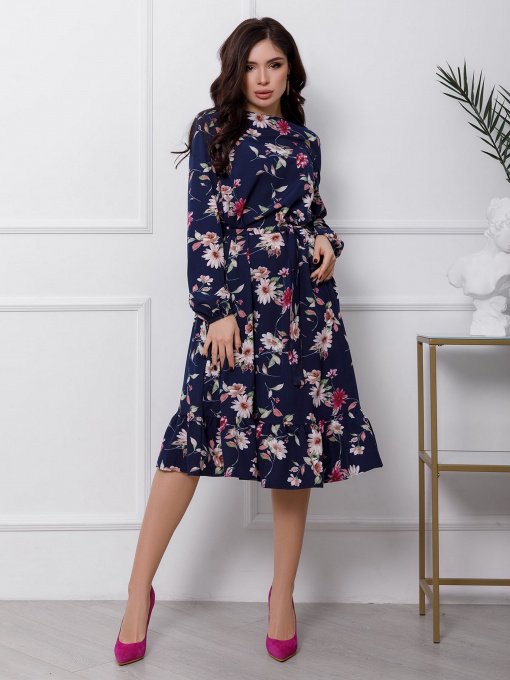 Сукні ISSA Plus модель 12442_blue Фото