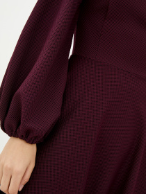 Сукня міді ISSA Plus модель 12423_purple Фото