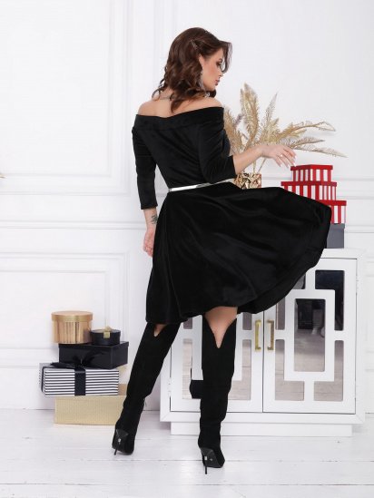 Сукні ISSA Plus модель 12365_black — фото 3 - INTERTOP