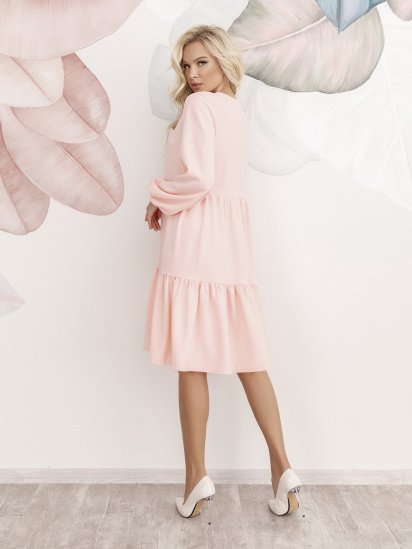Сукні ISSA Plus модель 12252_pink — фото 3 - INTERTOP