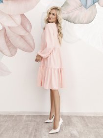 Платья ISSA Plus модель 12252_pink Платья ISSA Plus модель 12252_pink Фото
