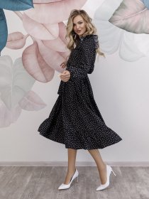 Платья ISSA Plus модель 12198_black Фото