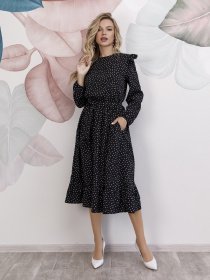 Платья ISSA Plus модель 12198_black Фото