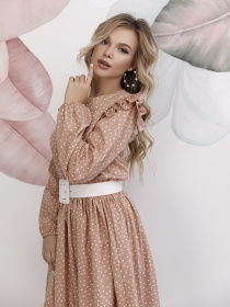 Платья ISSA Plus модель 12198_beige Фото