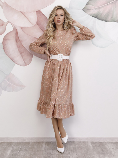 Сукні ISSA Plus модель 12198_beige - фото