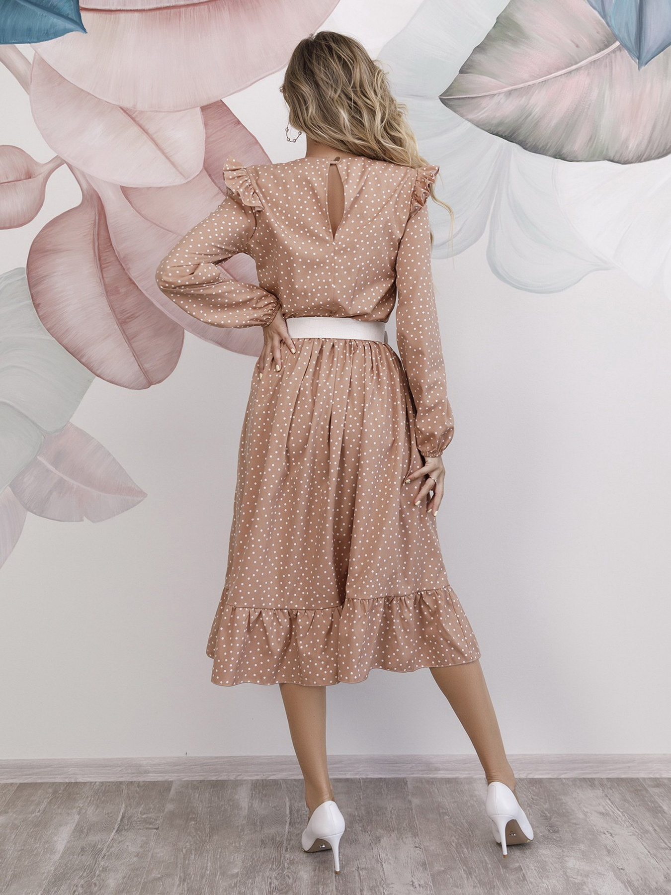 Сукні ISSA Plus модель 12198_beige Фото