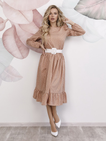 Сукні ISSA Plus модель 12198_beige Фото