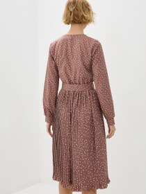 Платье миди ISSA Plus модель 12196_darkbeige Фото