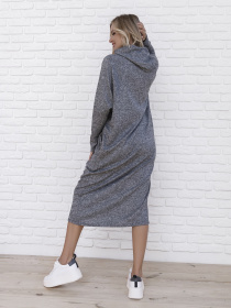 Платье миди ISSA Plus модель 12131_grey Фото