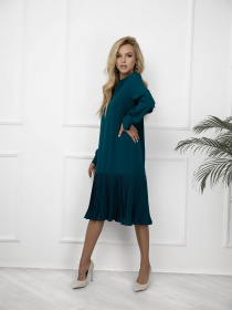 Сукня міді ISSA Plus модель 12112_turquoise Фото