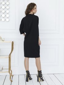 Туника ISSA Plus модель 12106_black Фото