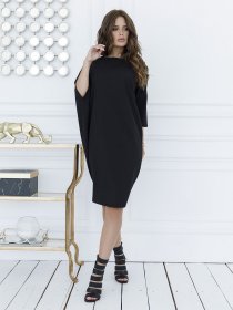 Туника ISSA Plus модель 12106_black Фото