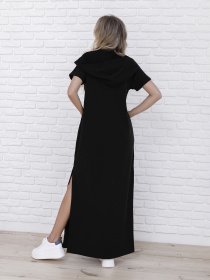 Сукня максі ISSA Plus модель 12091_black Сукня максі ISSA Plus модель 12091_black Фото