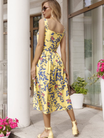 Сарафан ISSA Plus модель 11986_yellow Сарафан ISSA Plus модель 11986_yellow Фото