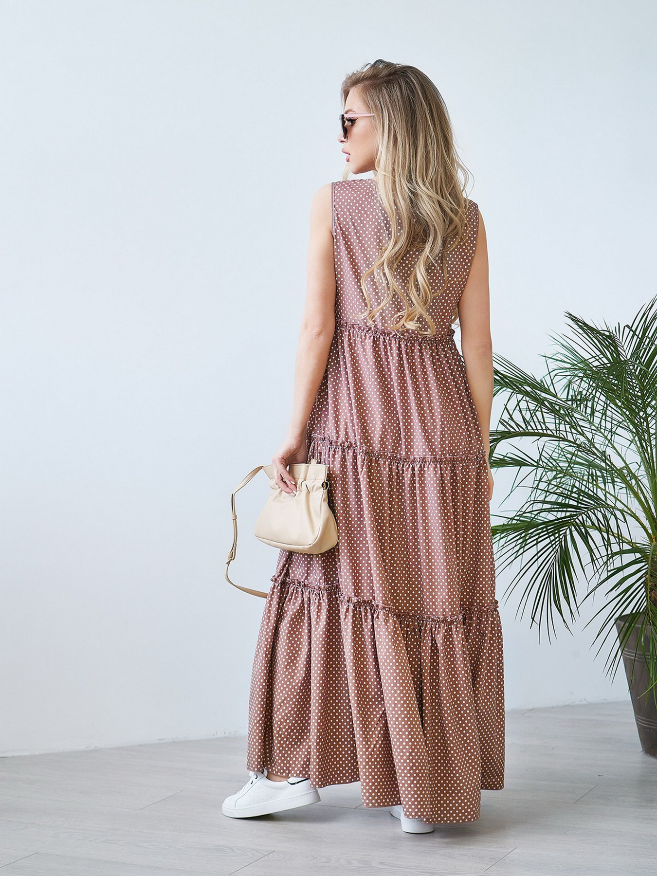 Платье макси ISSA Plus модель 11733_beige Платье макси ISSA Plus модель 11733_beige Фото