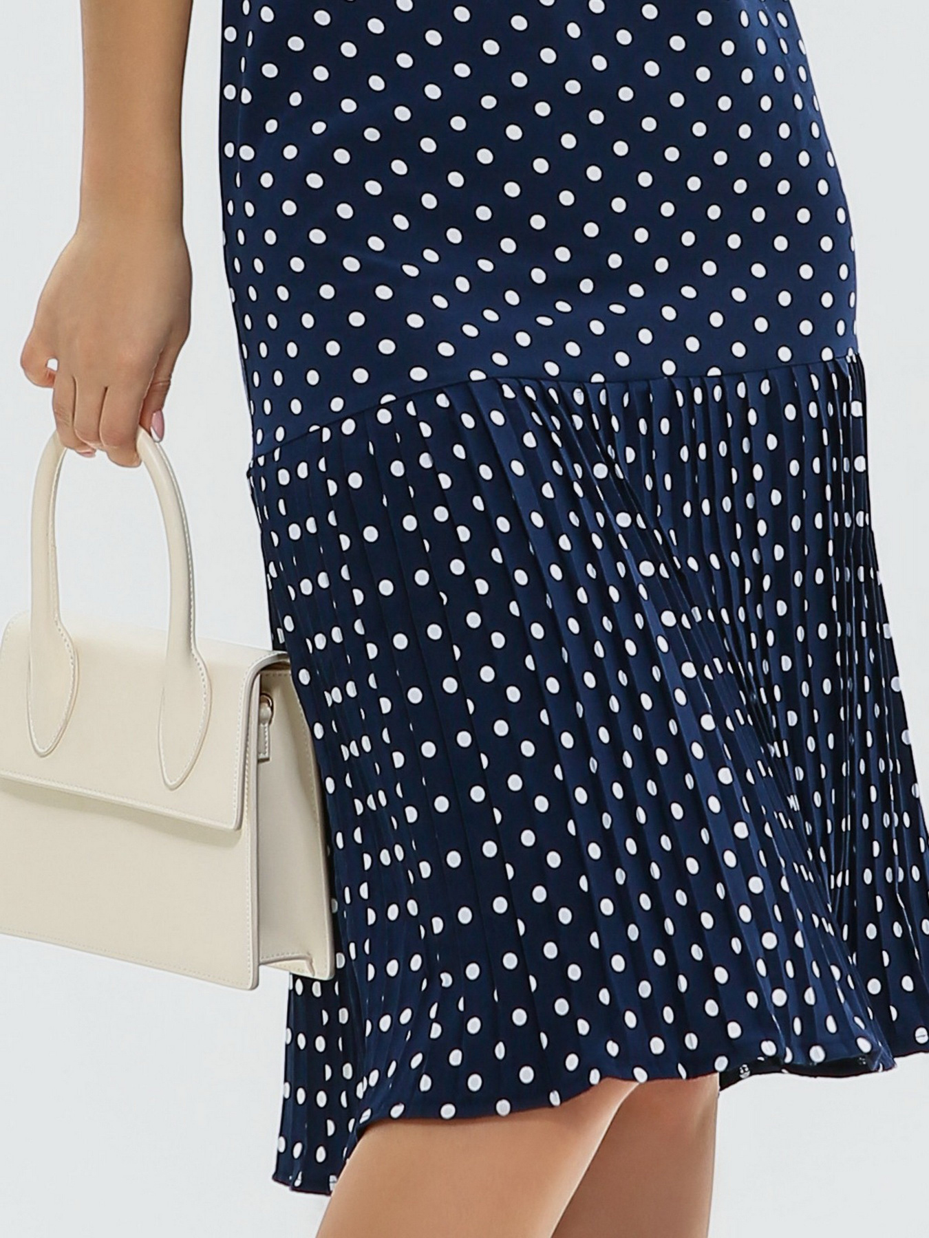 Платье миди ISSA Plus модель 11572_darkblue Фото