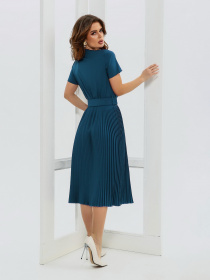 Платье миди ISSA Plus модель 11532_turquoise Фото