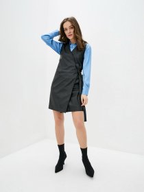 Платье мини ISSA Plus модель 11277_black Фото