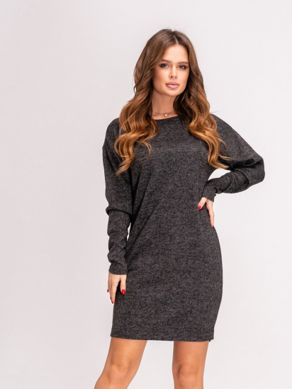 Сукня міні ISSA Plus модель 11138_black - фото
