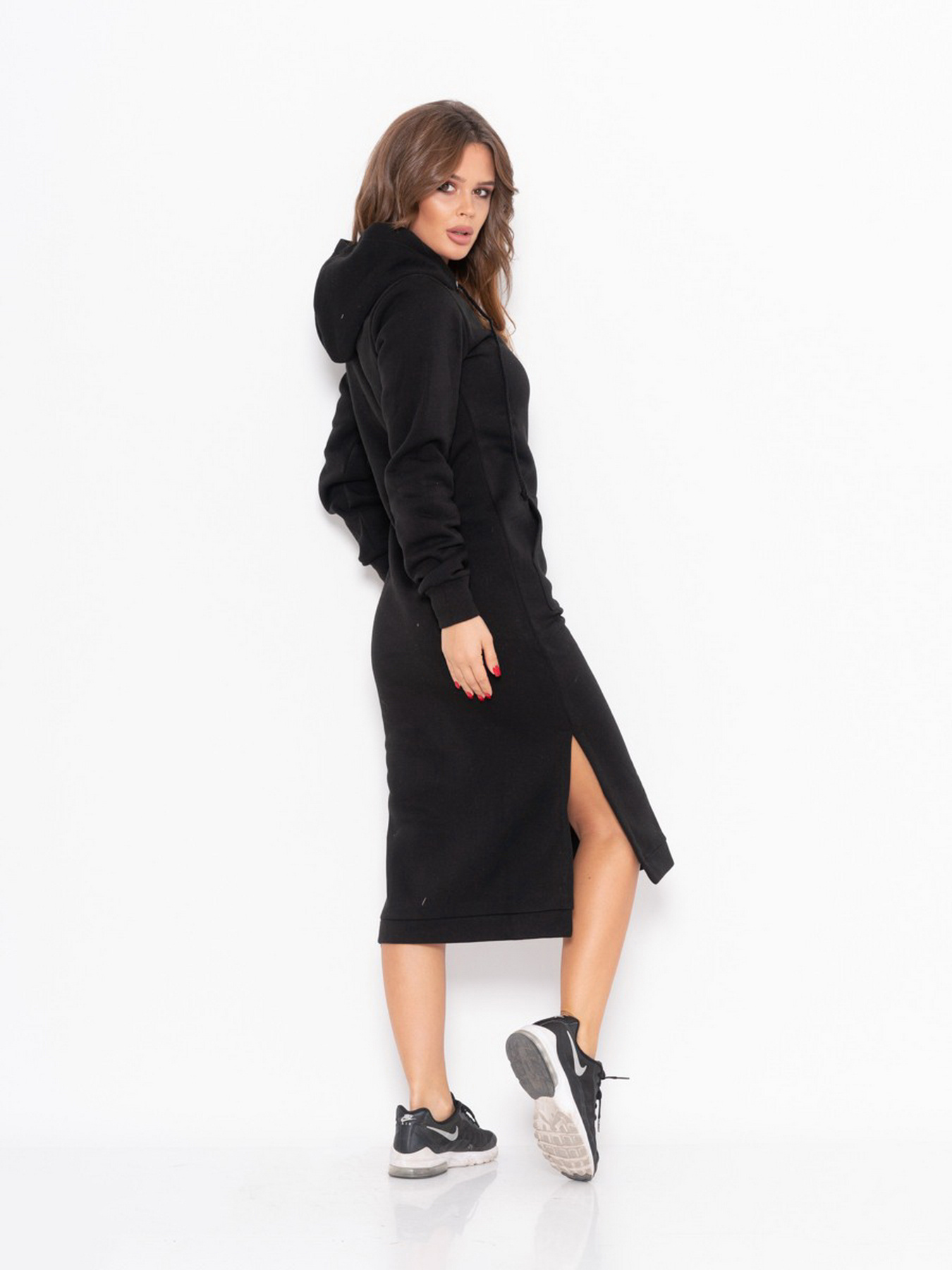 Платье миди ISSA Plus модель 11104_black Фото