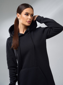 Платье миди ISSA Plus модель 11104_black Фото