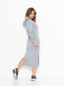 Платье миди ISSA Plus модель 11104_grey Фото