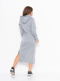 Платье миди ISSA Plus модель 11104_grey Фото