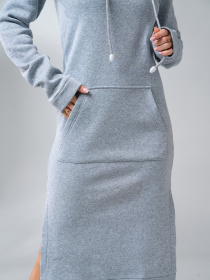 Платье миди ISSA Plus модель 11104_grey Фото