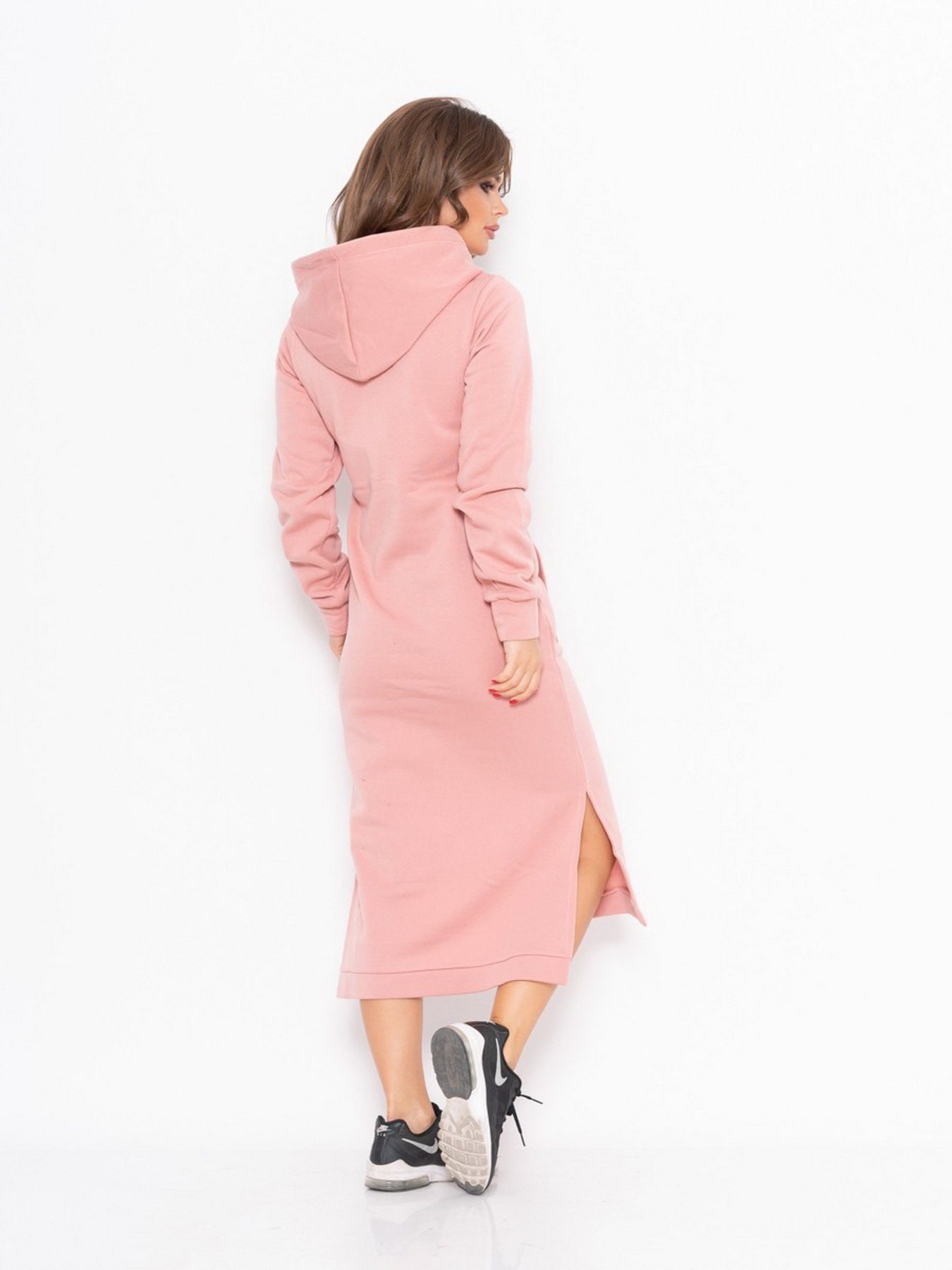 Платье миди ISSA Plus модель 11104_розовый Фото