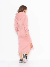 Платье миди ISSA Plus модель 11104_розовый Фото