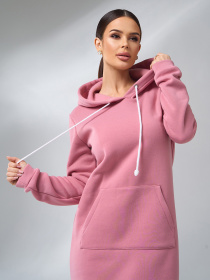 Платье миди ISSA Plus модель 11104_розовый Фото