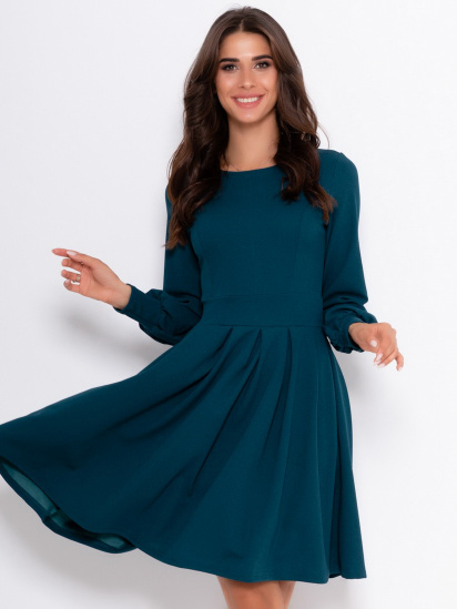 Сукня міні ISSA Plus модель 11060_green - фото